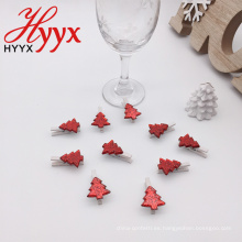 HYYX Wholesale Made In China decoración del hogar tree note photo clavija de madera